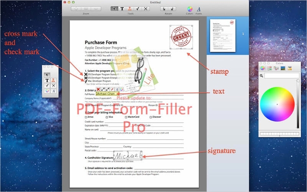 form filler software for mac